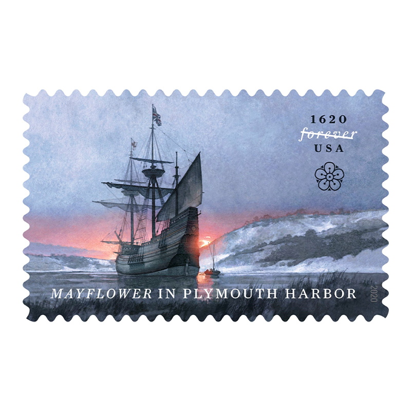 2020 Mayflower in Plymouth Harbor Forever First Class Postage Stamps