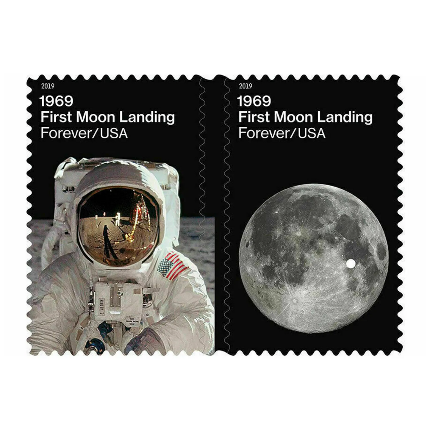 2019 First Moon Landing Forever First Class Postage Stamps