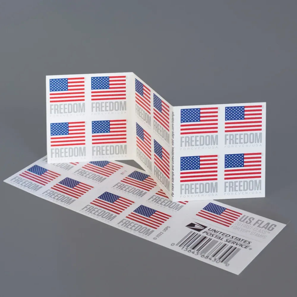 2023 US Flags Forever First Class Postage Stamps